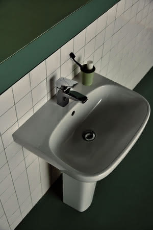 IS Waschtisch i.life A 1Hl. m.Ül. 550x440x150mm Weiß