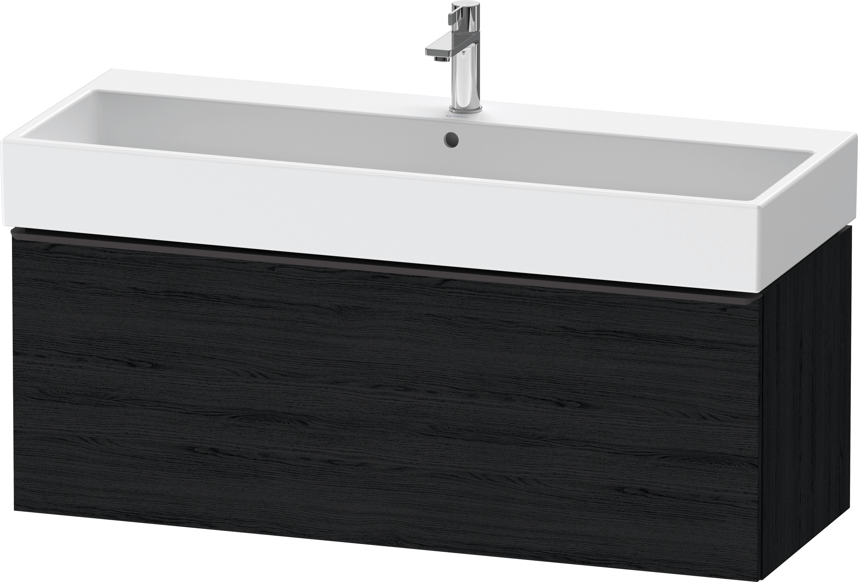 Duravit D-Neo WTU,Wdh,Ausz:1,Gr:Diamant Schw. 1184x442x440mm,Eiche Schwarz Matt,Dekor