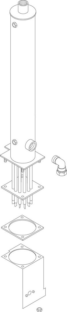 BOSCH Ersatzteil TTNR: 87155035430 Elektroheizung 3/4"