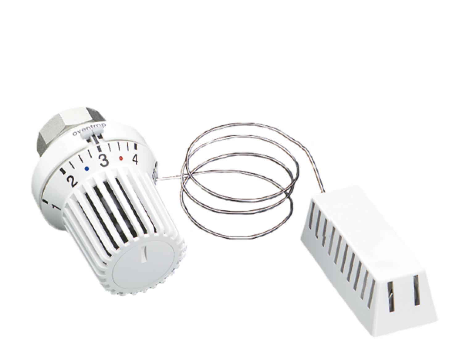 OVENTROP-Thermostat "Uni XH" 7-28 C, 0 * 1-5, Fernfühler 5m, weiß