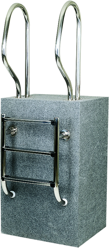 Grünbeck Einstiegleiter Modell 450 geteilt, 3- stufig