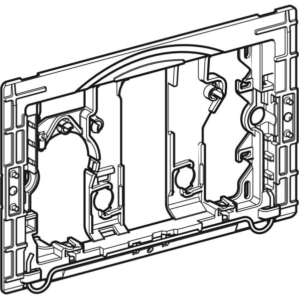 Geberit Befestigungsrahmen für Sigma Betätigungsplatte