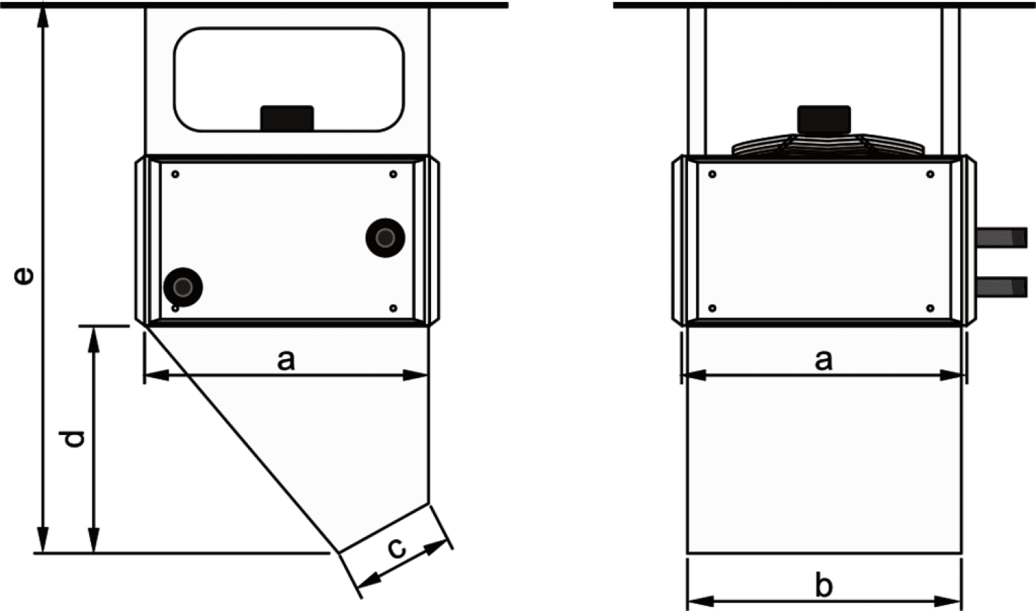 Wolf Ausblasdüse für Luftheizer LH 100
