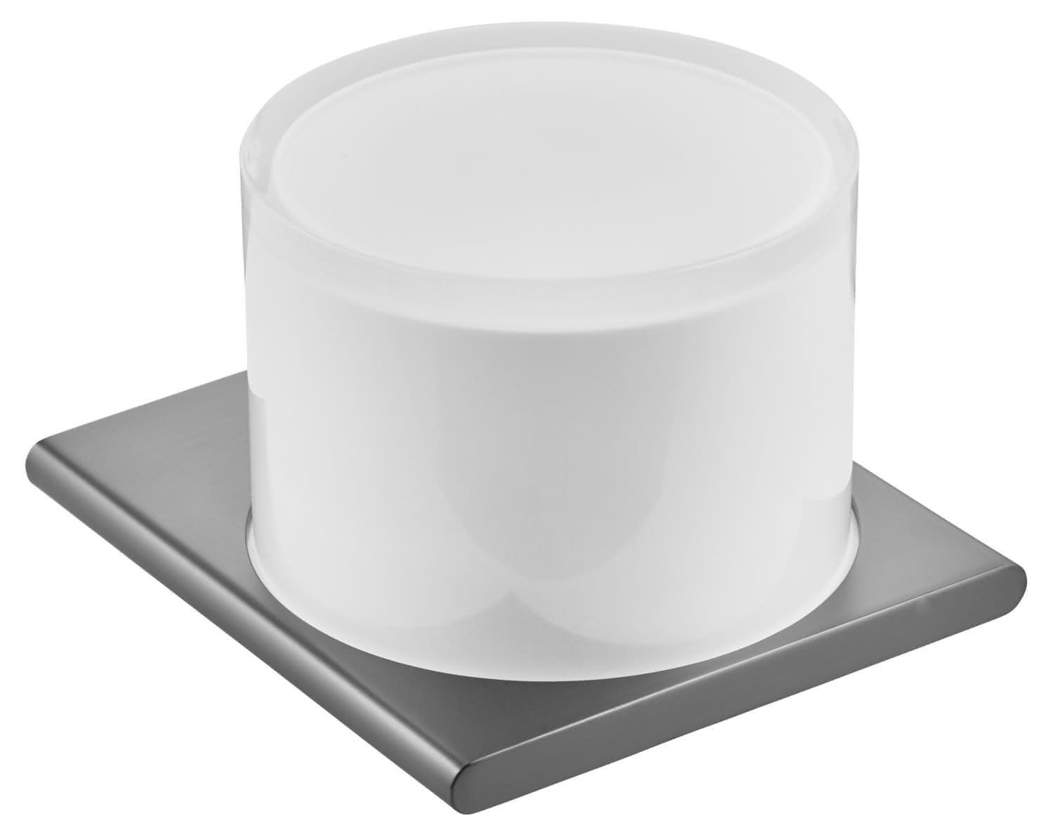 KEUCO Lotionspender Edition 400 11552, kpl. Echtkristall-Glas,Schwarzchrom gebürstet