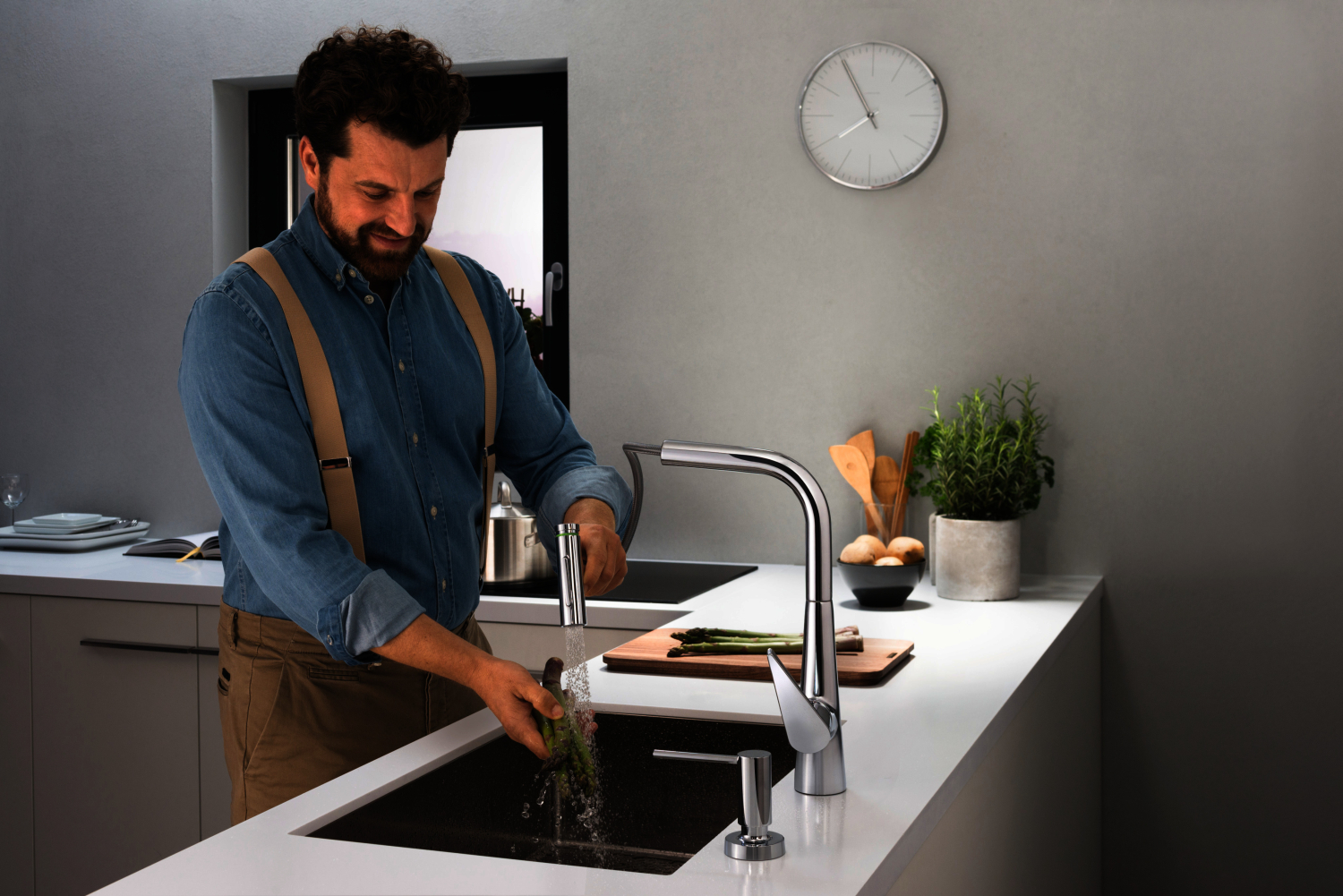 Hansgrohe Spültischmischer 300 Talis Select M51 Ausziehbrause 2jet sBox chrom