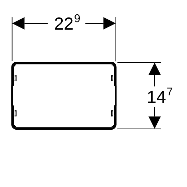 Geberit Bauschutz für UP-SPK ab Bj 2002