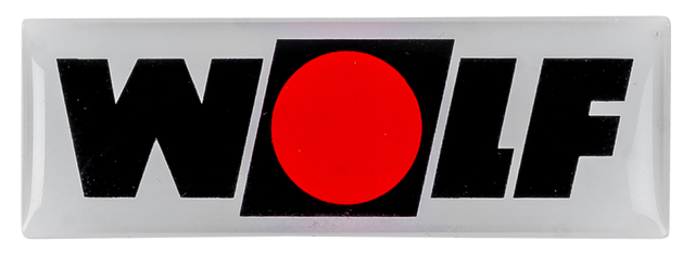 Wolf Firmenschild Wolf selbstkelbend für SW-120