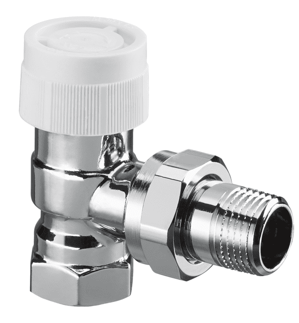 OVENTROP-Thermostatventil "CV 9" DN15, Eckform, verchromt