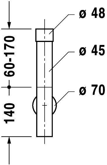 DU Design Siphon Schwarz Matt