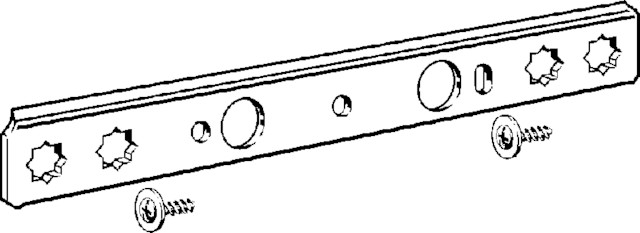 Viega Baugruppe Halterung 2021-82C in 150/200mm Stahl verzinkt