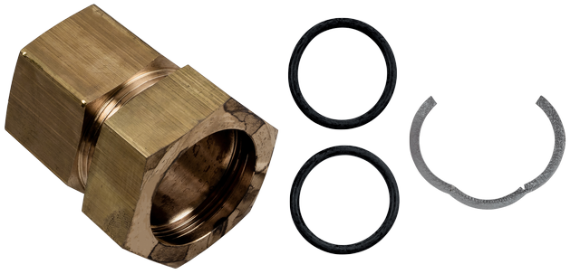 Wolf Anschluss-Set Wellrohr DN32 Rp 1 1/4", für Hauseinführungen
