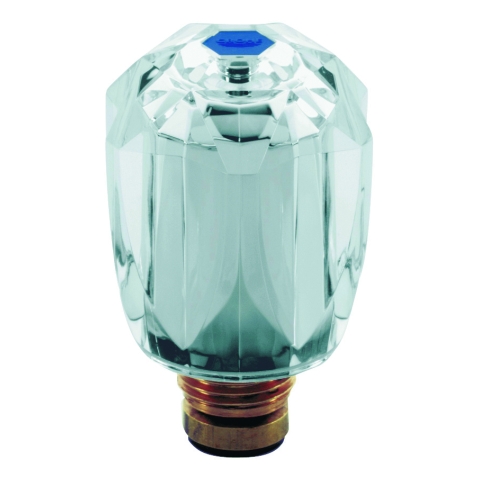 GROHE Oberteil 45951 mit Brillant Griff Markierung blau 1/2" chrom GROHE Oberteil 45951 mit Brillant Griff Markierung blau 1/2" chrom