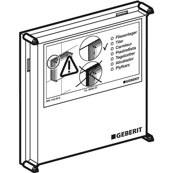 Geberit Bauschutzdeckel zu Geberit Urinalsteuerung