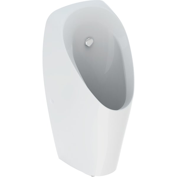 Geberit Tamina Urinal, m. integr. Strg.,Batt. Zulauf hinten, weiß
