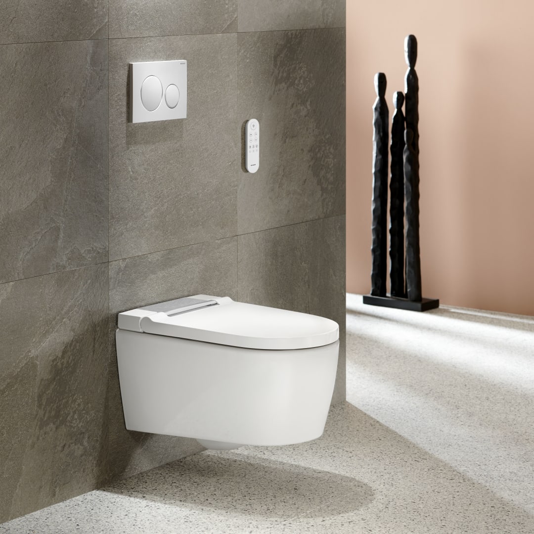 Geberit AquaClean Sela WC-Komplettanlage Wand-WC glanzchrom