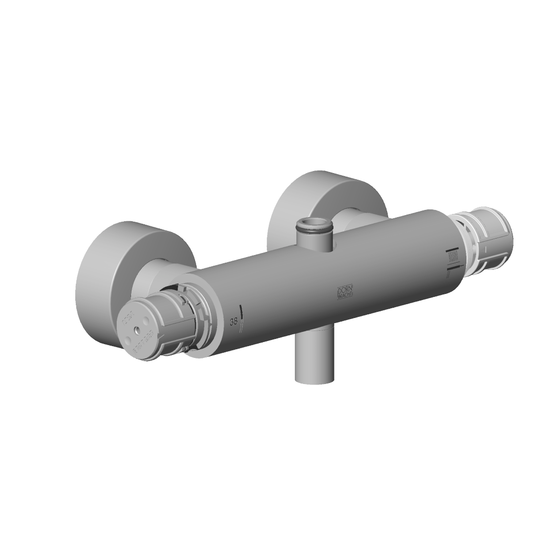 Dornbracht Anschluss ET 04170125000 281 x 126 x  104 mm Platin gebürstet