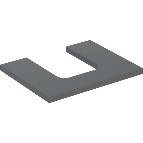 Geberit ONE WT-Pl. Aus mi. f. AWT Schalenform 60x3x47cm, lava matt