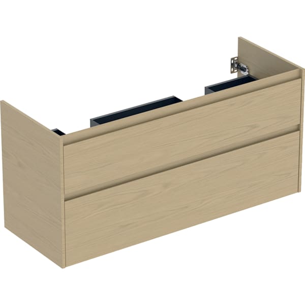 Geberit Unterschrank für DMWT, 2 Schubladen B:130cm, Eiche natur