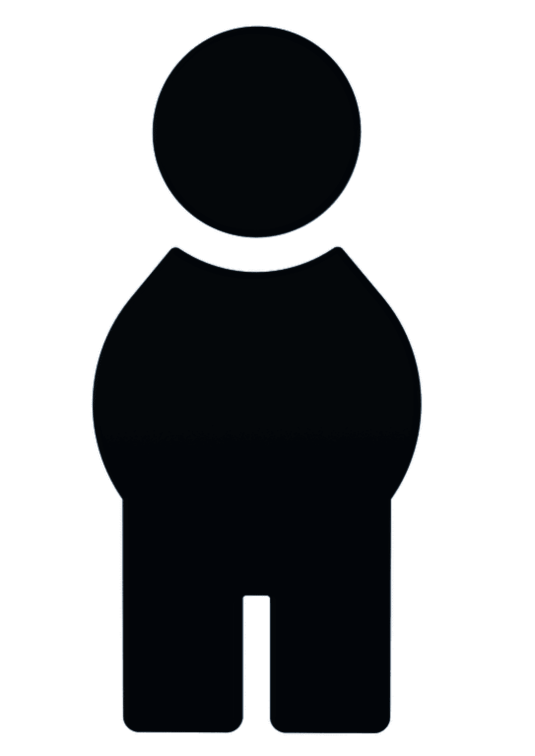 HEWI Symbol Mann Ser 801, selbstklebend anthrazitgrau