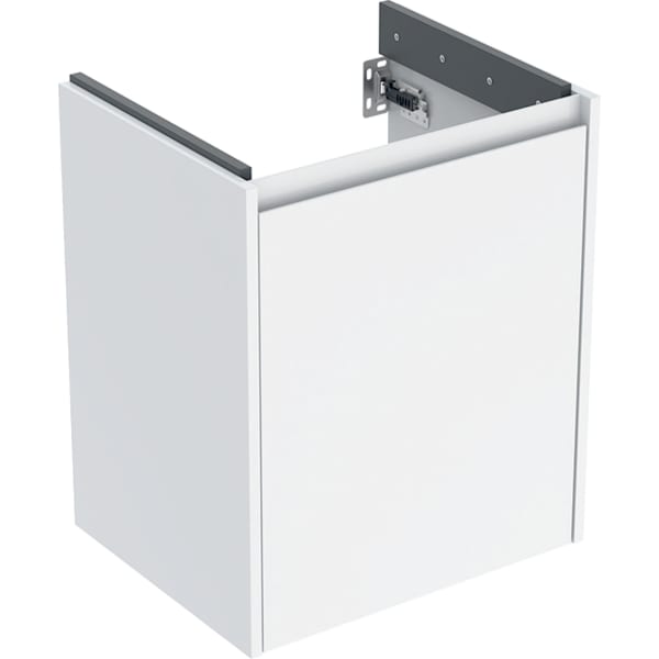 Geberit Renova Plan US für WT, mit 1 Tür 50,4x60,6x40,4cm, weiß/l. seidenglanz