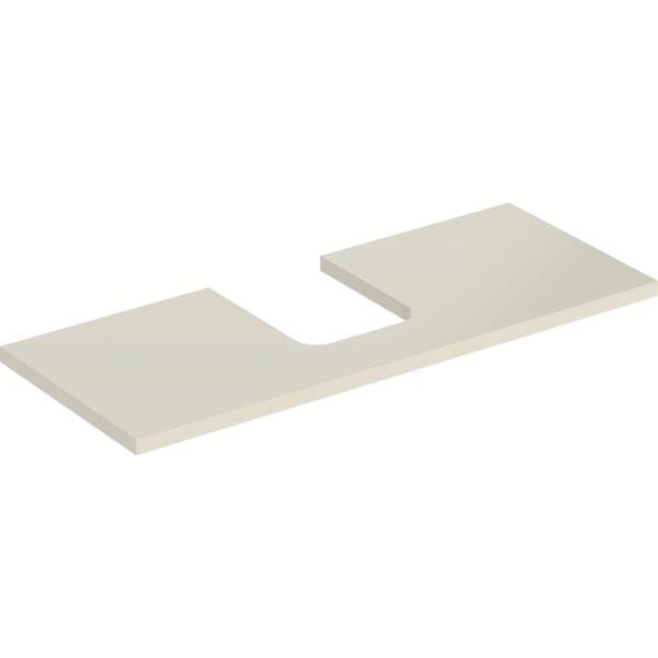 Geberit ONE WT-Pl. Aus mi. f. AWT Schalenform 120x3x47cm, sandgrau hgl.