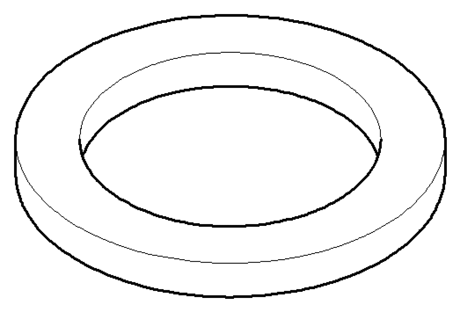 DO Dichtung ERSATZTEILE 091405039 43,5 x 62 x 6 mm