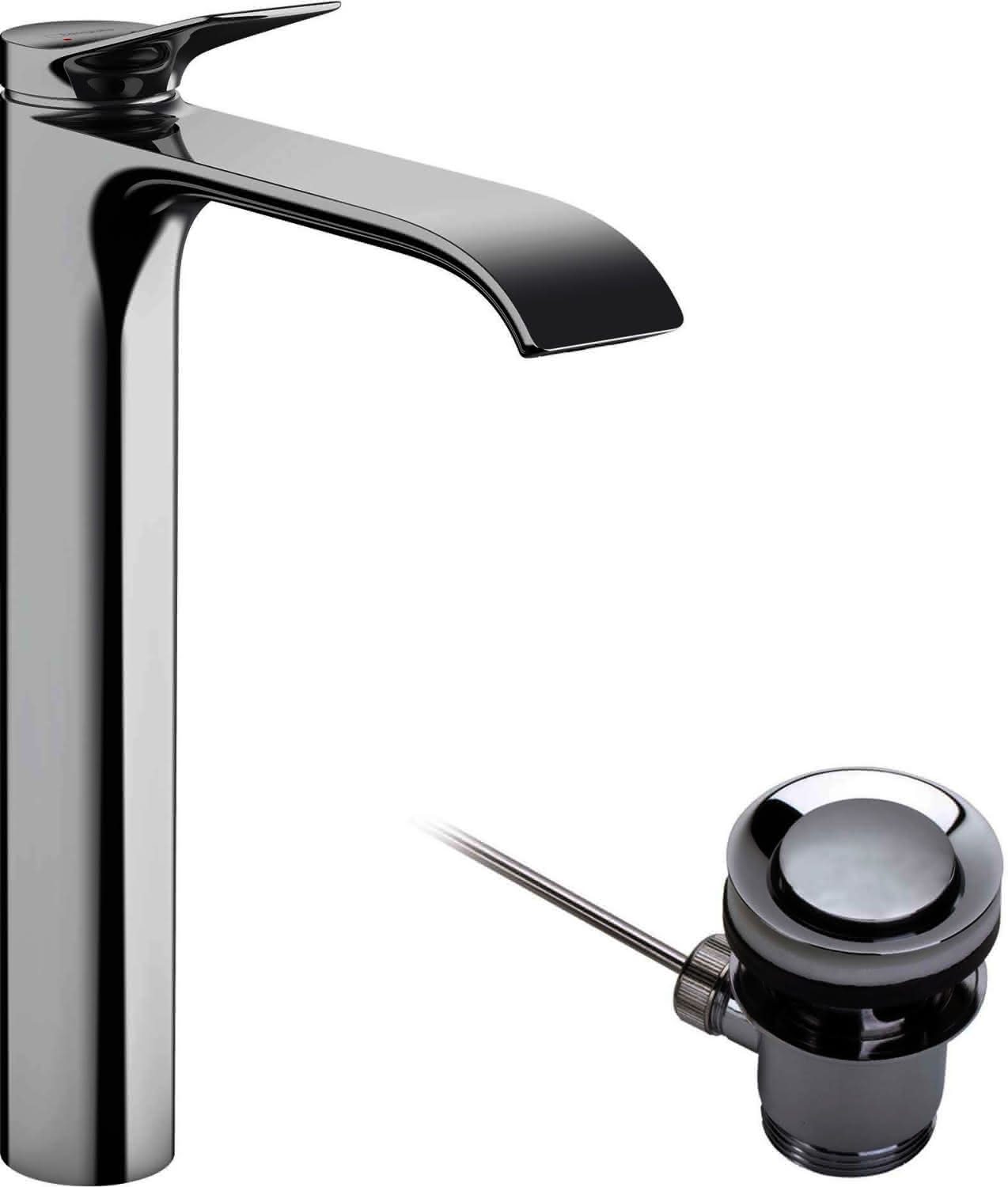 Hansgrohe Waschtischmischer 250 Vivenis mit Zugstangen-Ablaufgarn.Highriser chr.