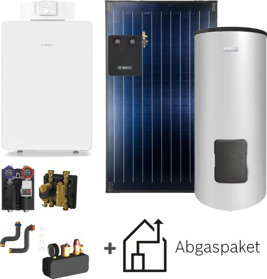 BOSCH Gas-BW-Premium-Paket BOPA GCFS8158 GC8000iF-22, 2xFKC, WS310-5, HS,C33x rot BOSCH Gas-BW-Premium-Paket BOPA GCFS8158 GC8000iF-22, 2xFKC, WS310-5, HS,C33x rot