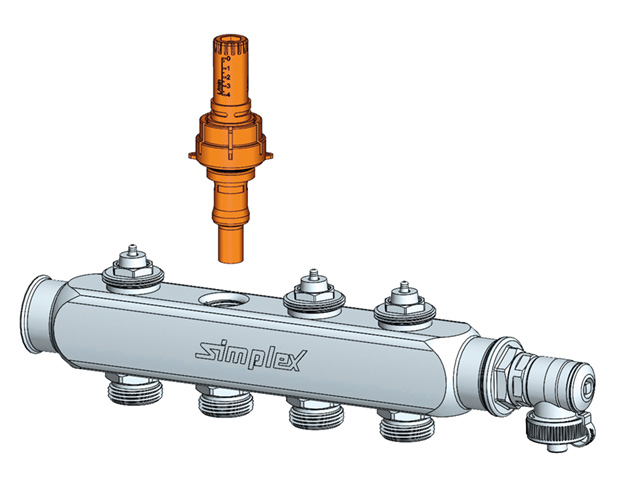 Flamco Durchflussmengenanzeiger vern. DN15, 0-5l/min, passend f. FBH-Verteiler Flamco Durchflussmengenanzeiger vern. DN15, 0-5l/min, passend f. FBH-Verteiler