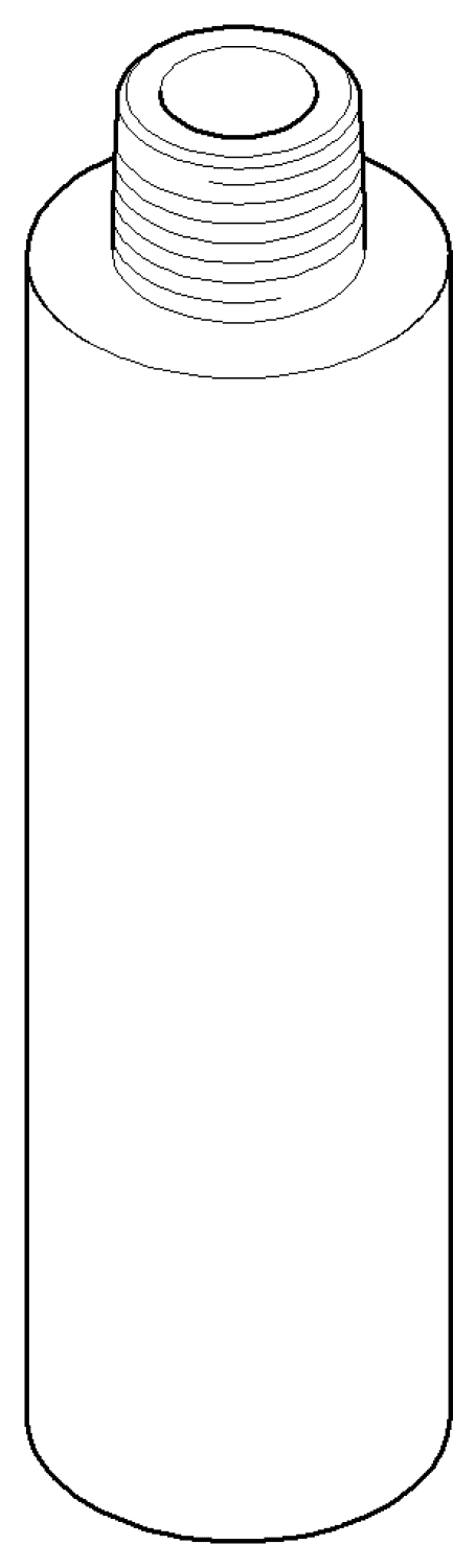 DO Anschluss ERSATZTEILE 091103080 D 35 x 135 mm Chrom