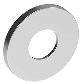 KEUCO Wandrosette IXMO 59556, für Ab- und Umstellventile, rund, 105 mm, verchromt