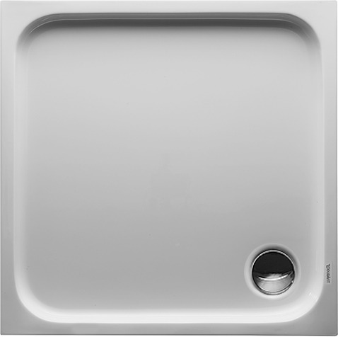 DU D-Code Duschwanne, Quadratisch, 800x800x85 mm, Weiß, Sanitäracryl