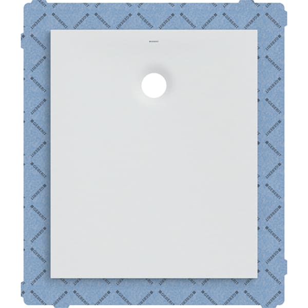 Geberit Olona Duschwanne 90 x 75 cm rechteckig, mit Dichtvlies, weiß matt