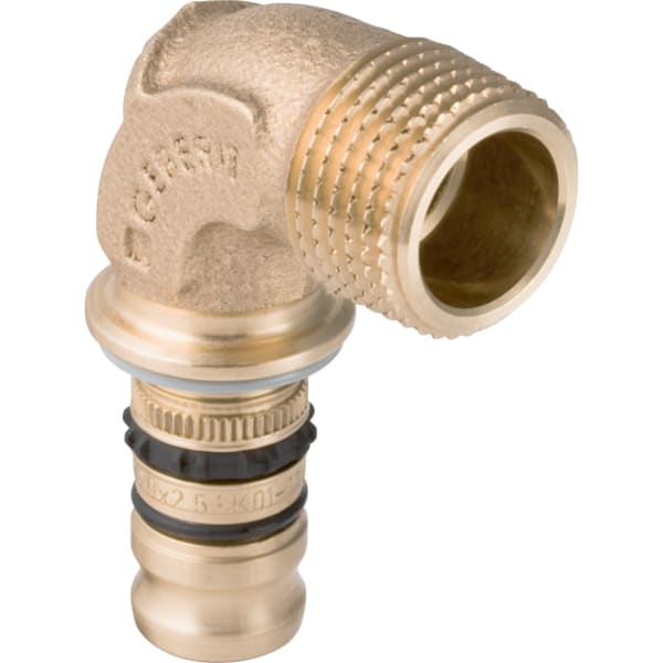 Geberit Mepla Übergangsbogen 90Gr mit AG Rg d20-R1/2