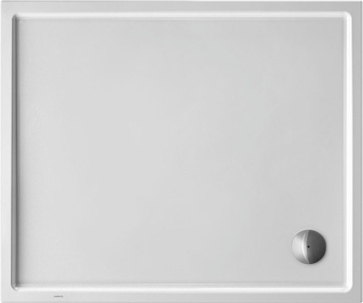 DU Starck Slimline Duschwanne, Rechteckig, 1200x1000x55 mm, Weiß, Sanit