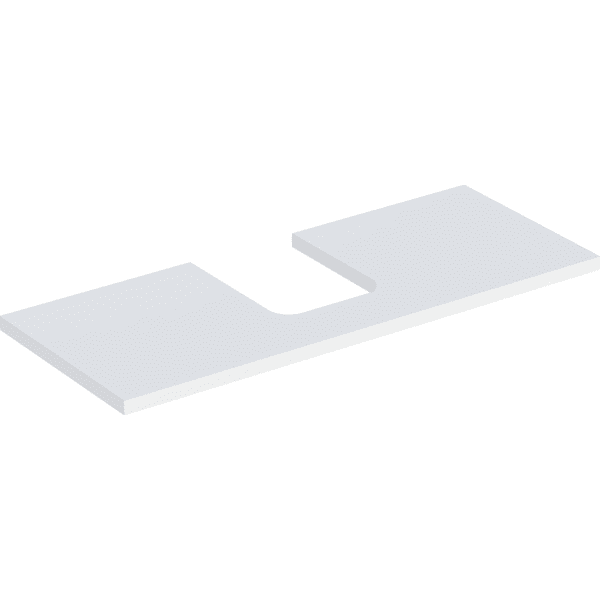 Geberit ONE WT-Pl. Aus mi. f. AWT Schalenform 120x3x47cm, weiß matt