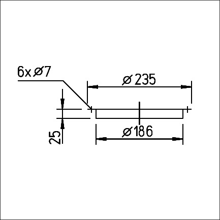 Helios FR 180 Winkel-Flanschring