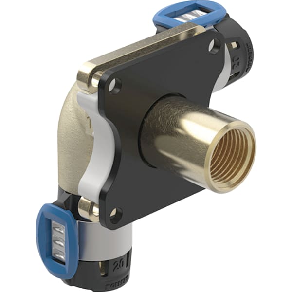 Geberit FlowFit Eckwanddurchführung 90Gr RG+ d16-Rp1/2-d16