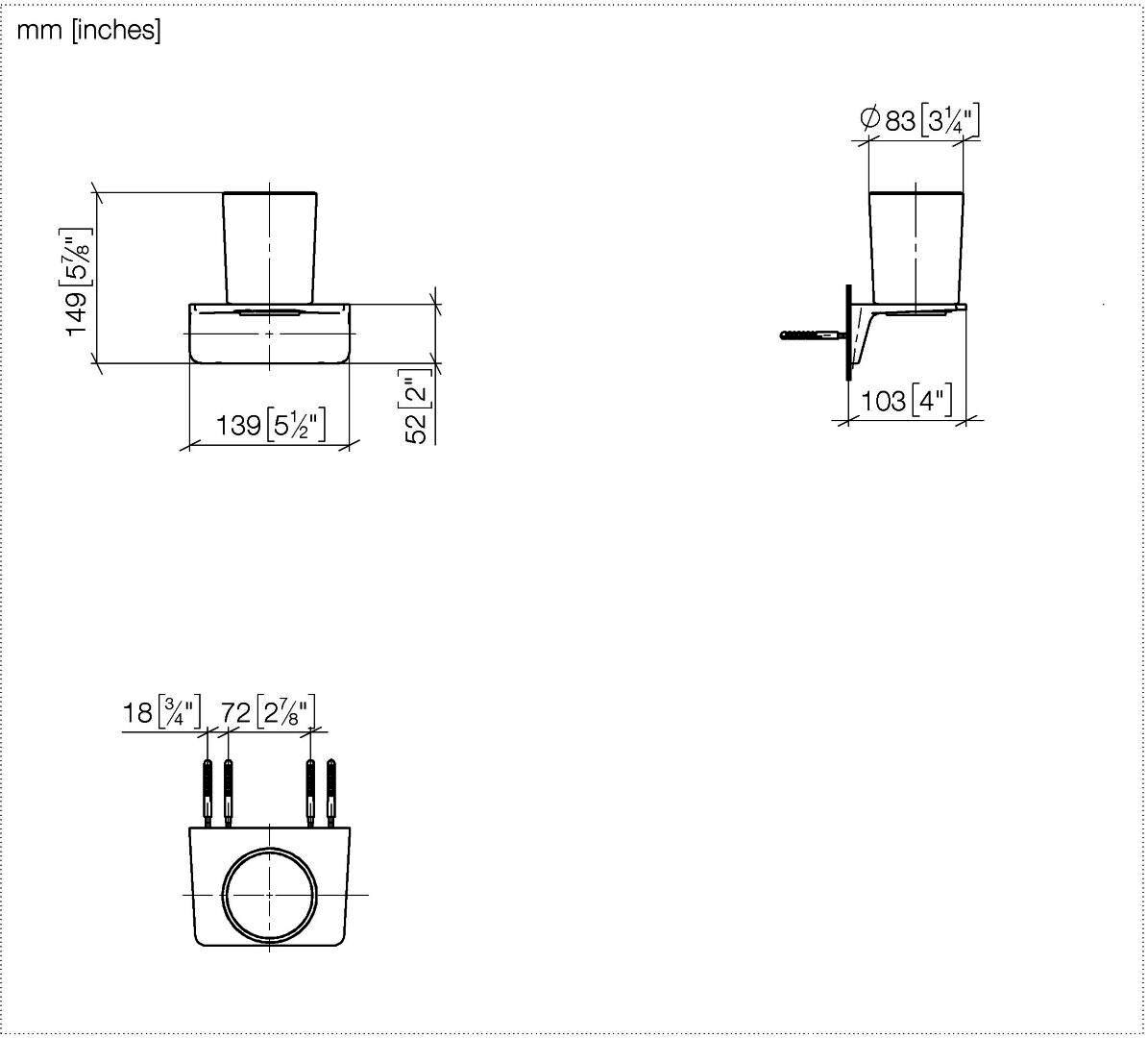DO Glashalter SERIENSPEZIFISCH 83400976 Chrom