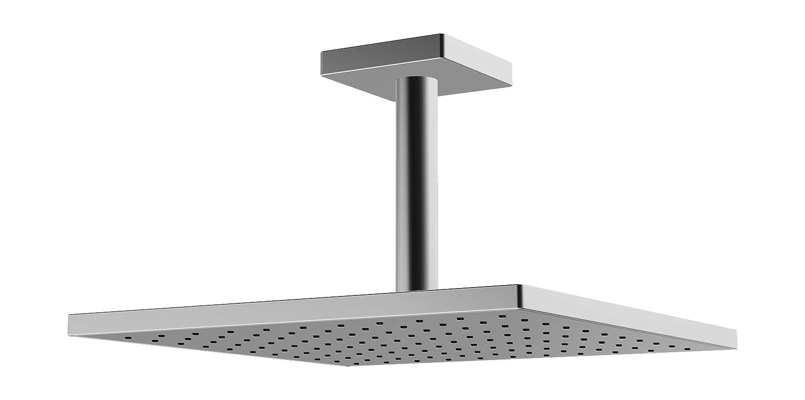 Hansa Kopfbrause HANSAVIVA 0419 Ros. eckig 1-strahlig 250x250 DN15 chr