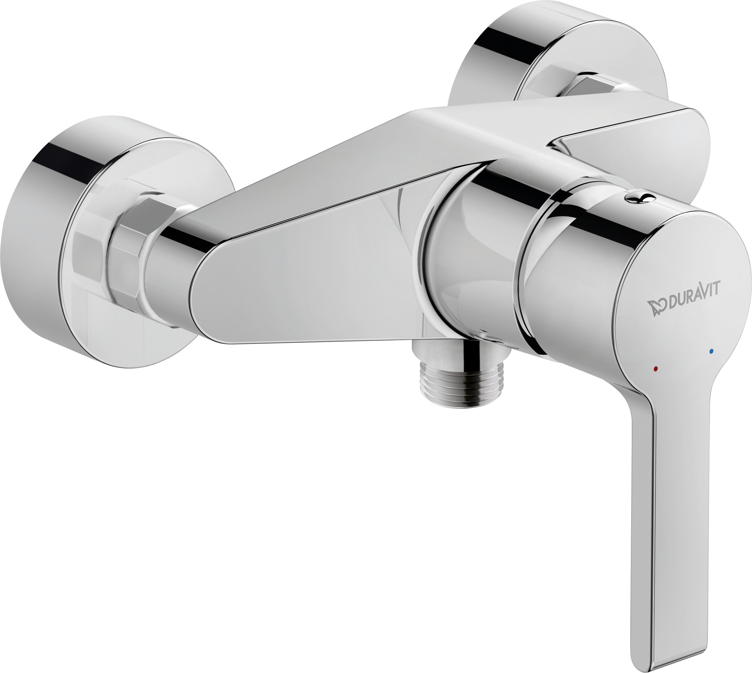 DU B.2 Brausethermostat Aufputz Keramikmischsystem, Chrom HG