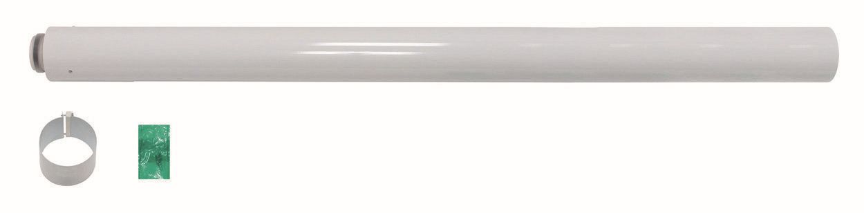 Vaillant Verlängerungsrohr Brennwert Luft-/Abgasführung, PP, 60/100, 2,0 m