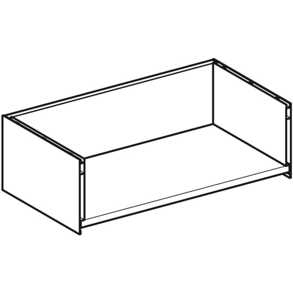 Geberit Untere Schublade f. iCon Unterschrank für Waschtisch B:75cm, verkürtze Ausld.