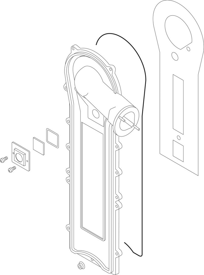 BOSCH Ersatzteil TTNR: 87180057640 Vorderseite Wärmetauscher