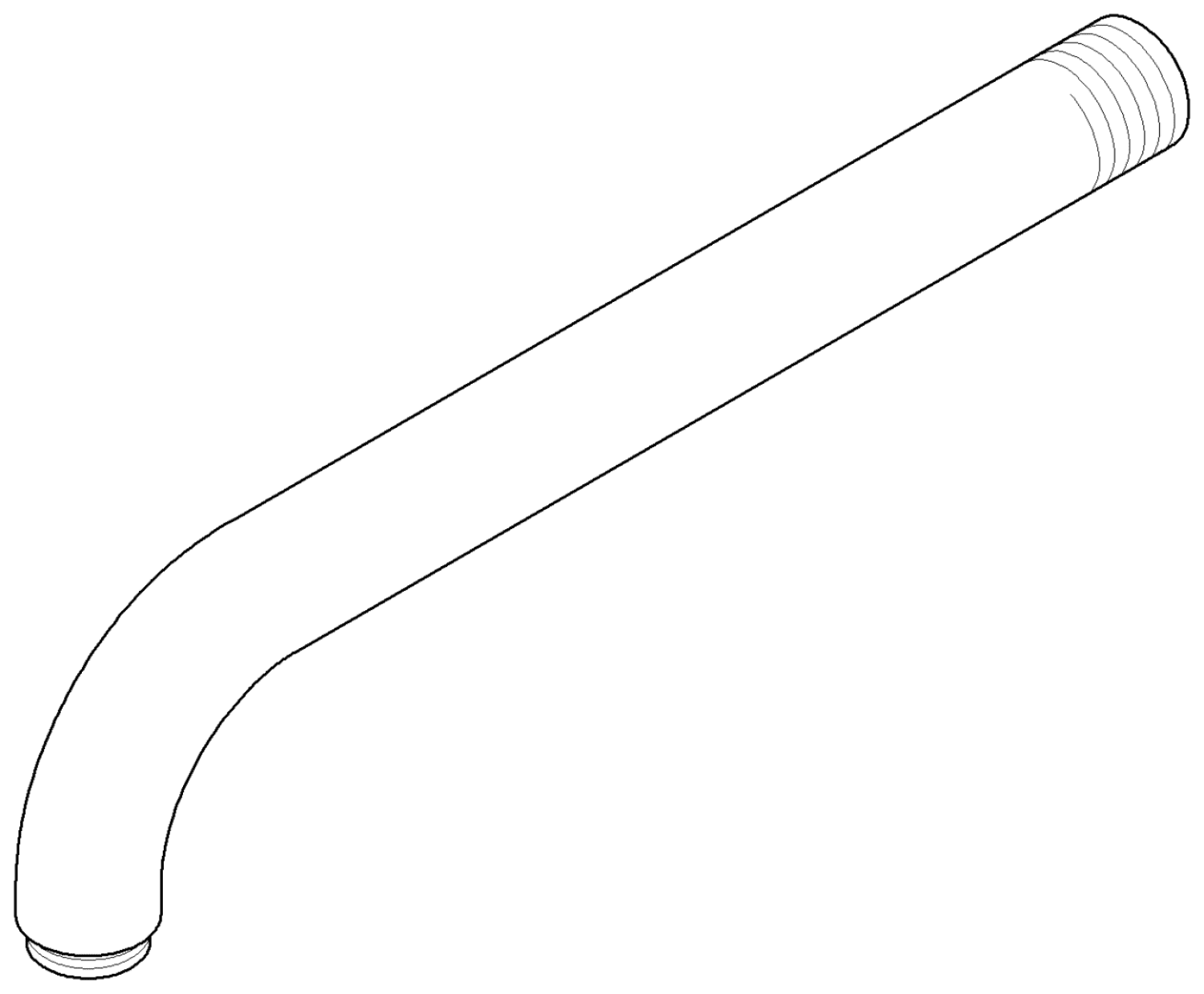 DO Auslauf ERSATZTEILE 04282211610 200 mm Platin gebürstet