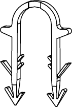 TECEfloor Tackernadel lang, 6 x 55 mm Dim. 14-20, magaziniert, für Kombitacker