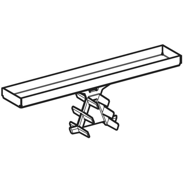 Geberit CleanLine Abdeckung für Duschrinne befliesbar Geberit CleanLine Abdeckung für Duschrinne befliesbar