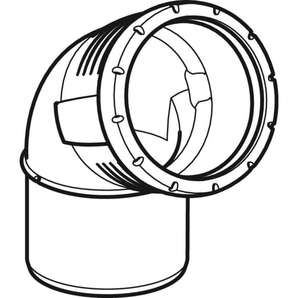 Geberit Silent-Pro Bogen 67,5Gr d110mm