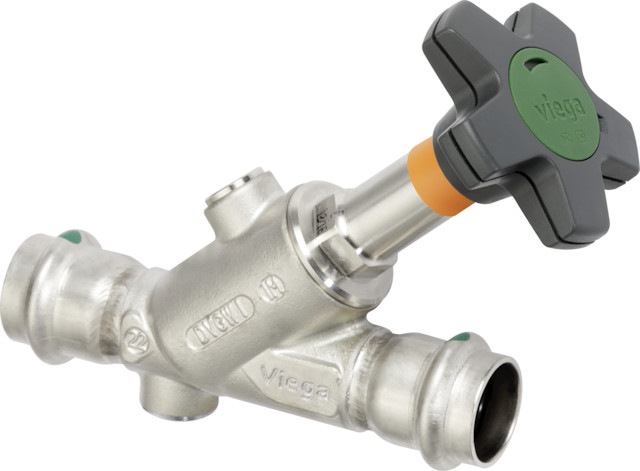 Viega KRV-Ventil mit SC Easytop Inox 2338.5 in 15mm Stahl nichtrostend