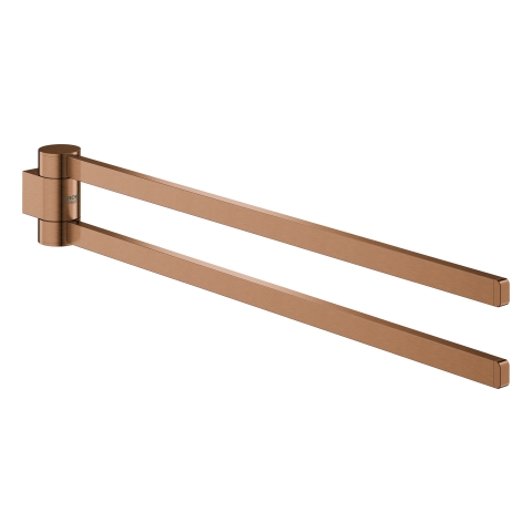 GROHE Handtuchhalter Selection 41063 2-armig schwenkbar warm sunset gebürstet